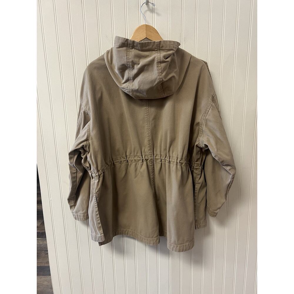 Maje Oversized Cotton Coat Camel Size 1 Small Can Fit M & L - Picture 8 of 11